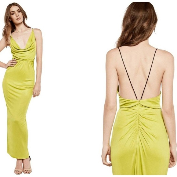 lime green bardot dress